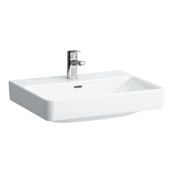 Praustuvas Laufen PRO S 600x465x95 mm, šlifuota apačia, be angos maišytuvui 